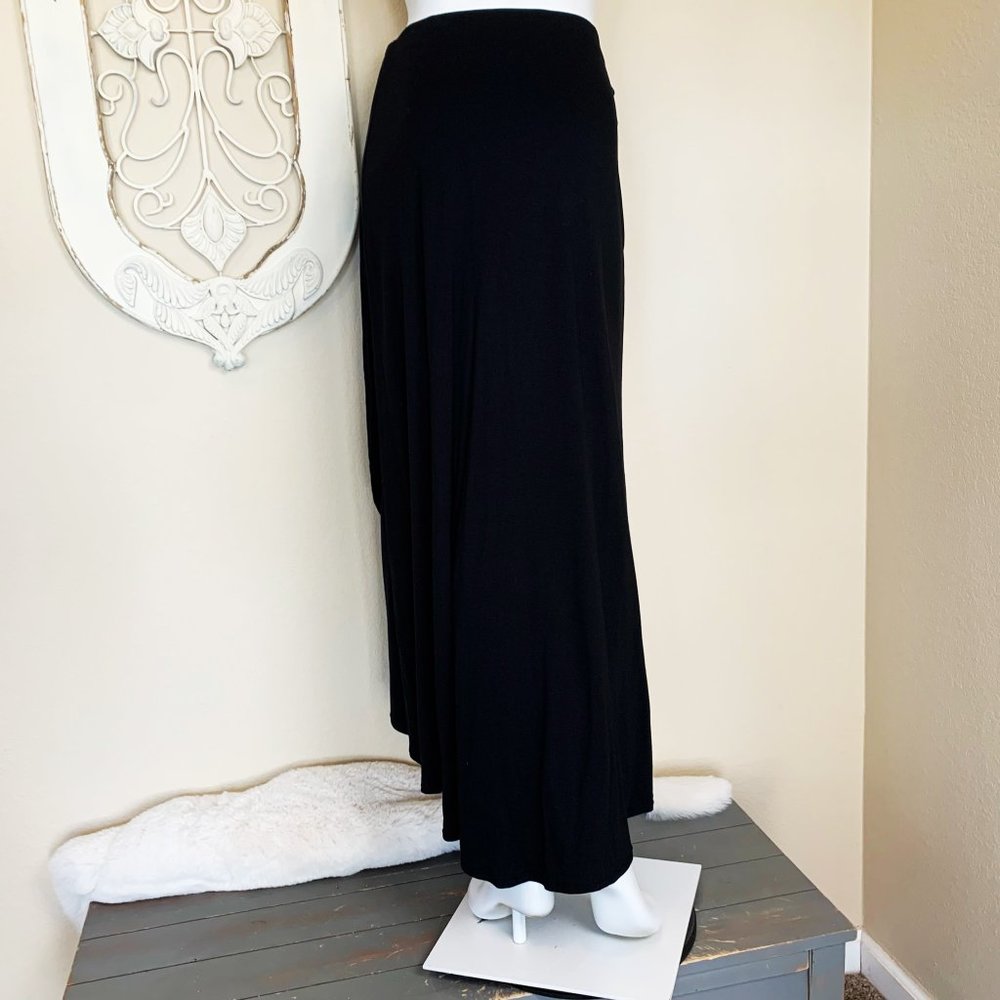 Chelsea & Violet | Black Wrap Maxi Skirt | Size: XS - Picture 5 of 10